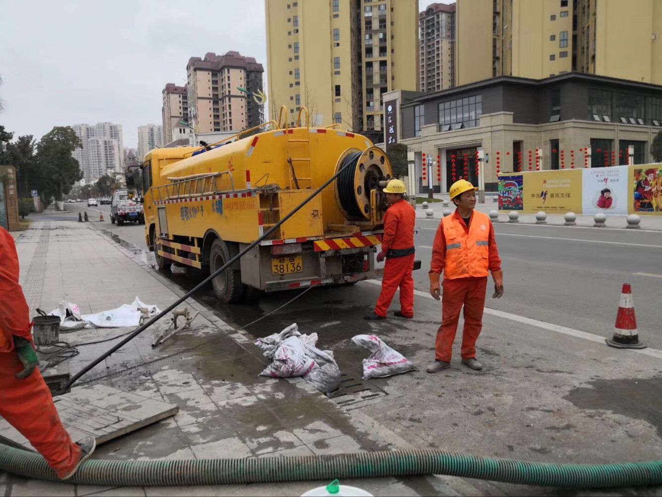 定州排污管道清淤-管道清洗